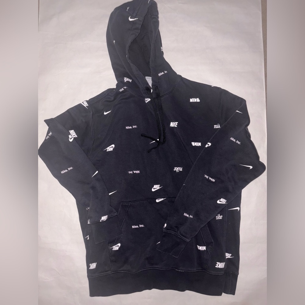 Nike Black Logo Men's Hoodie
